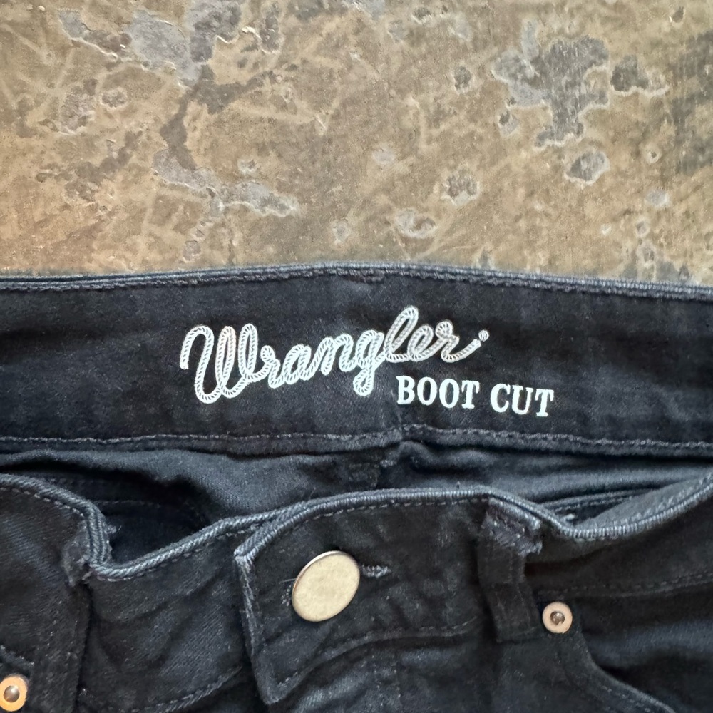 Wrangler black Wash Denim Jeans